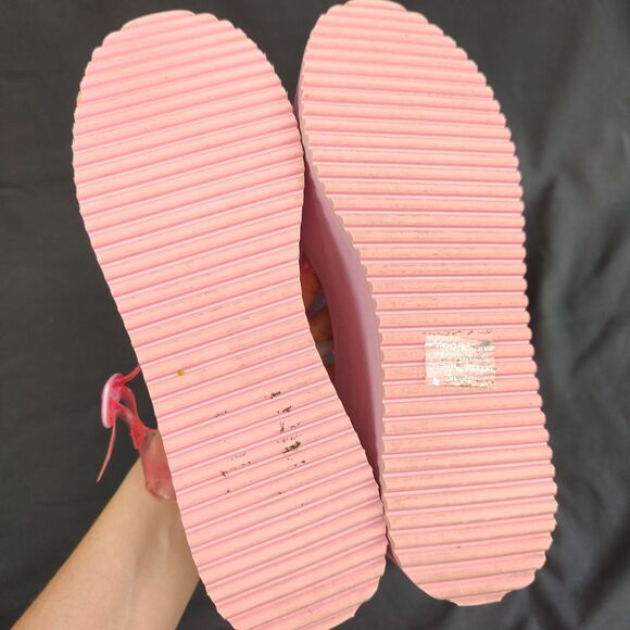 Dollskill ♡ Sugar Thrillz ♡ Sugar Rush Platform Jelly Sandals in Pink - Picture 4 of 9